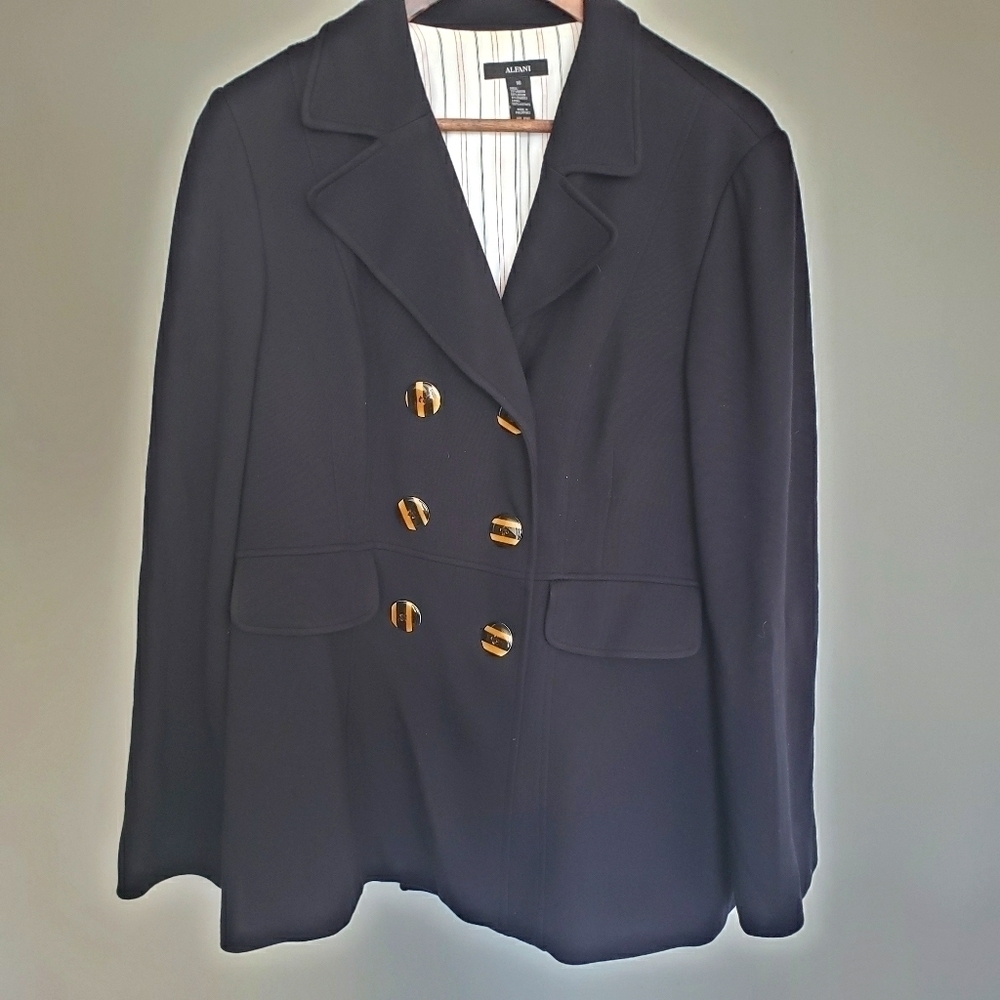 Alfani Black Knit Blazer Sport jacket